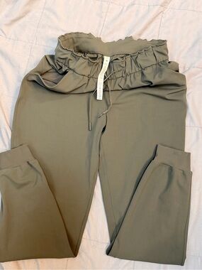 lululemon athletica Olive Green Track Pants Joggers